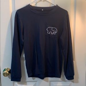 Blue Ivory Ella Long Sleeve Shirt